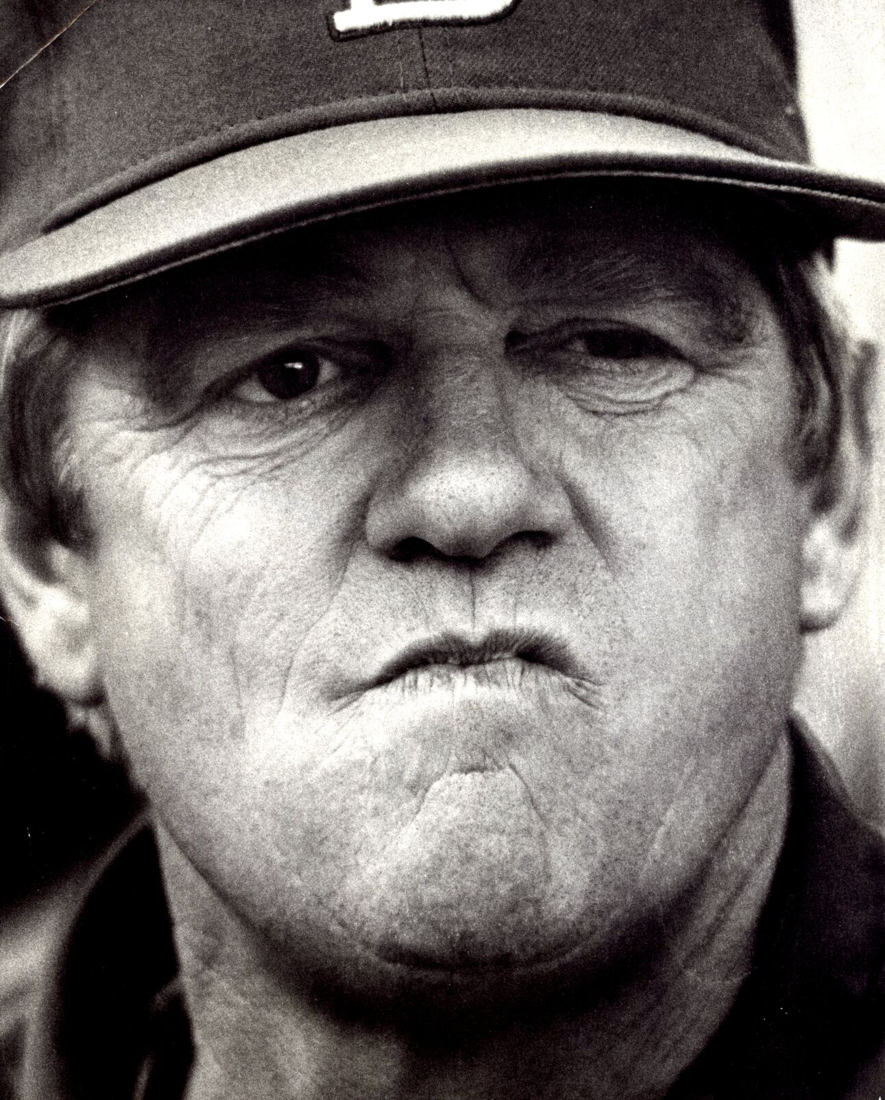 Whitey Herzog game face 1986